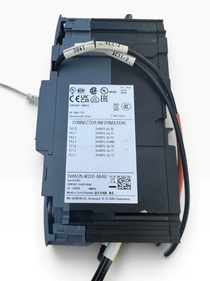 Автоматический выключатель Siemens 3VA5125-6ED31-0AA0 3p 25a 65k Circuit Breaker
