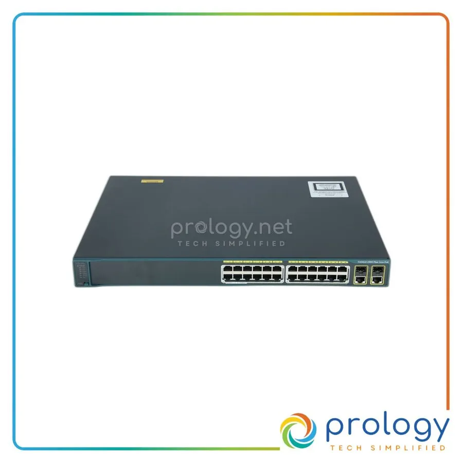 Коммутатор Cisco Catalyst WS-C2960+24LC-L 24-Port (8x PoE) 10/100 Fast Ethernet 