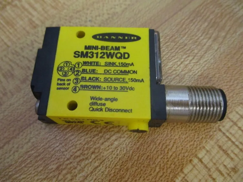 Фотоэлектрический датчик BANNER SM312WQD Photoelectric Switch Sensor
