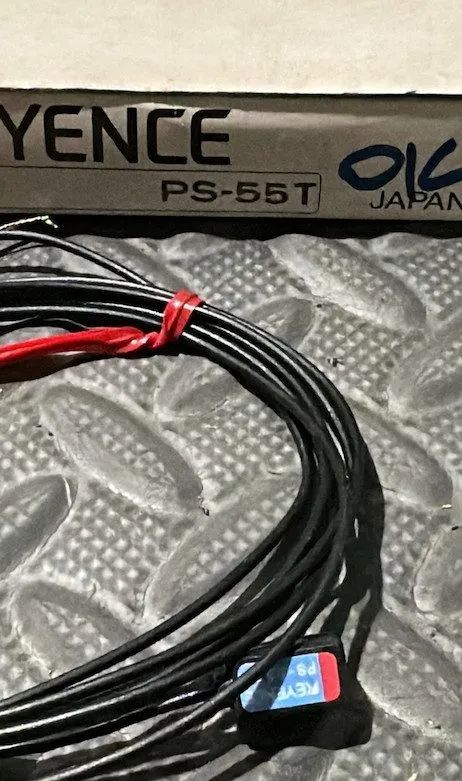 Фотоэлектрический датчик KEYENCE PS-55T Photoelectric Sensor Head Compact Micro — фото лота 1