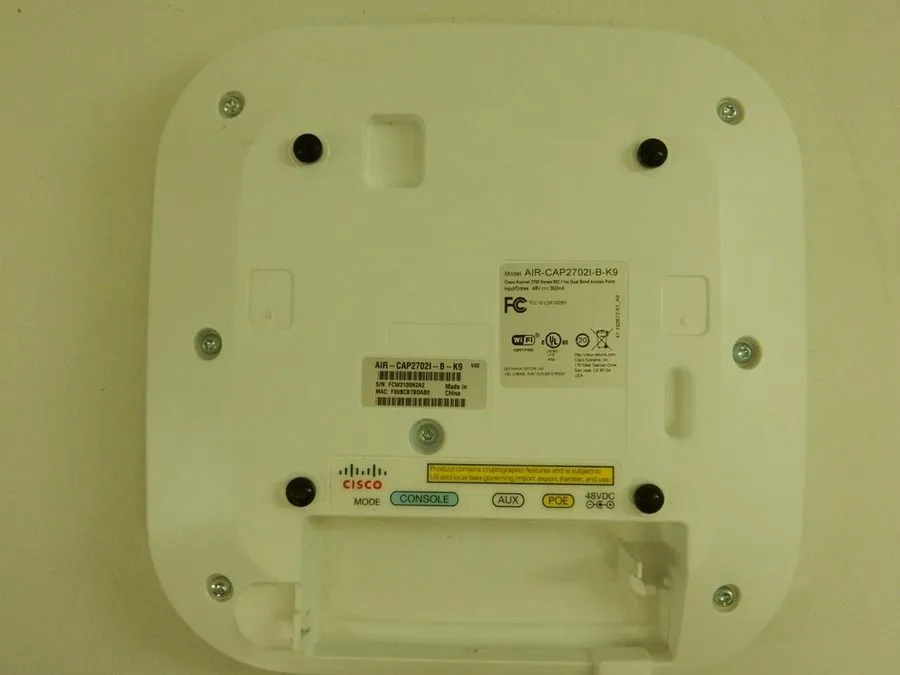 Точка доступа Wi-Fi Cisco AIR-CAP2702I-B-K9 Dual Band Wireless Access Point PoE 