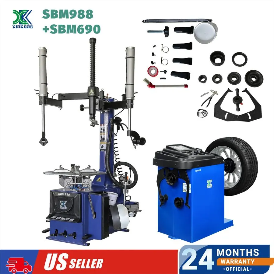 Шиномонтажный станок PICK UP XK SBM988 Dual Assist Arm Tire Changer 110V Auto Wh