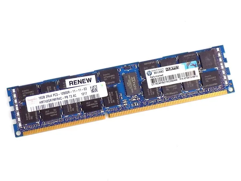 Модуль памяти 1X 16GB Hynix HMT42GR7MFR4C-PB 2Rx4 PC3-12800R DDR3 ECC REG 1.5