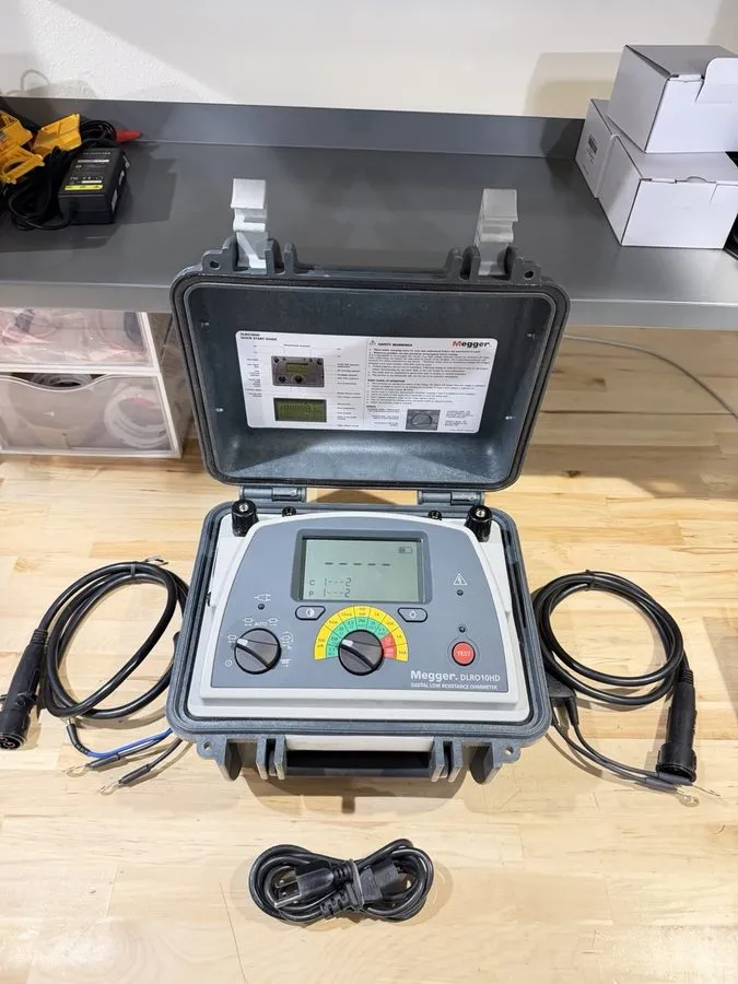Тестер Megger DLRO10HD Digital micro ohmmeter Low resistance ohmmeter
