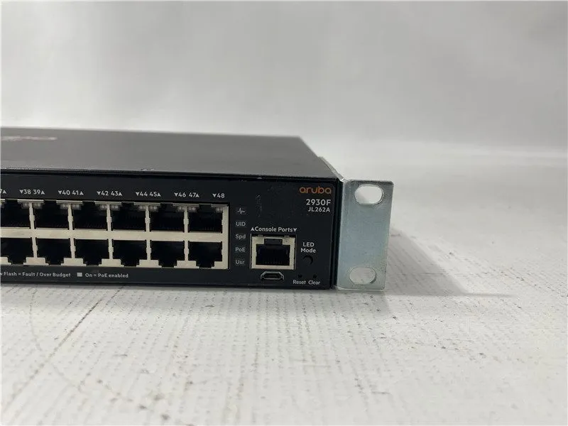Коммутатор HPE ARUBA 2930F JL262A 48-PORT POE+ GIGABIT NETWORK SWITCH