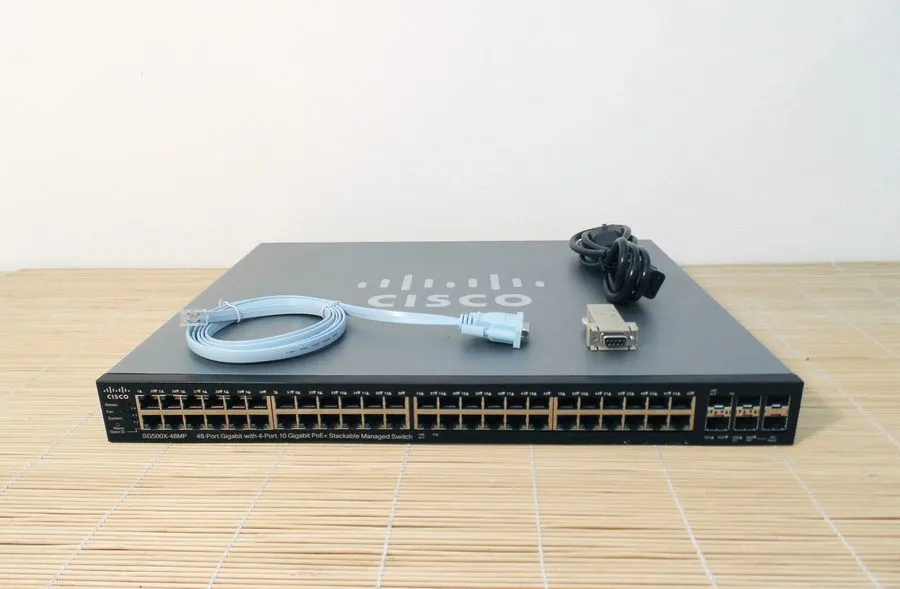 Коммутатор Cisco SG500X-48MP-K9 48-Port Gigabit PoE + 4x10GE SFP Switch