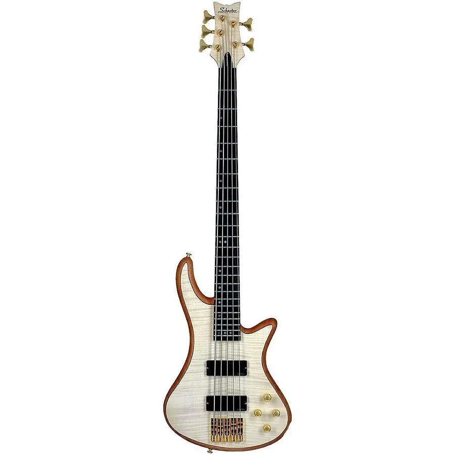 Лабораторный прибор Schecter Guitar Research Stiletto Custom5 Bass Satin Natural — фото лота 1