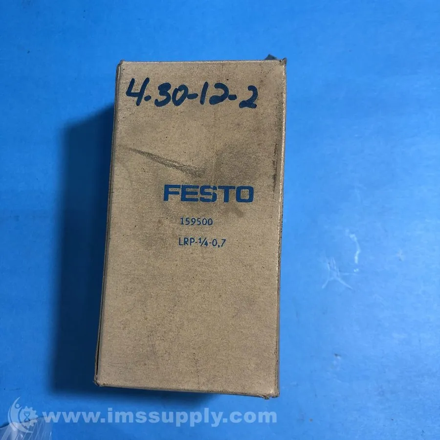 Трубопроводная арматура one FESTO LRP-1/4-0,7 159500 Precision Pressure Regulato