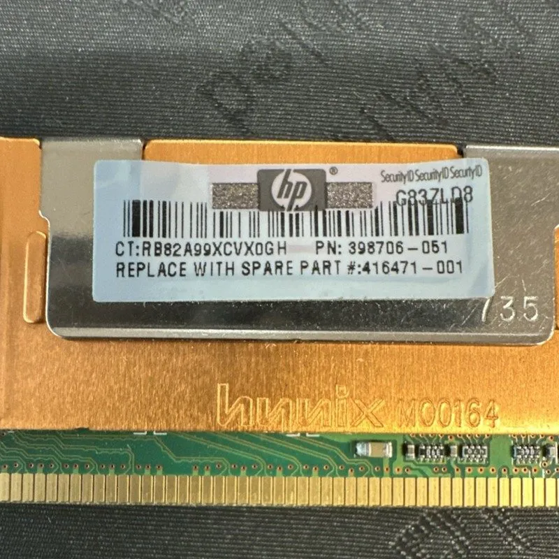 Модуль памяти HP 416471-001 398706-0511gb (1X1GB) PC2-5300 DL 360/380