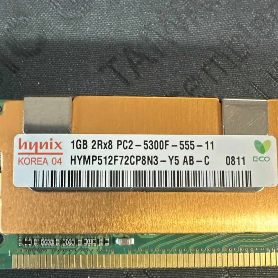 Модуль памяти HP 416471-001 398706-0511gb (1X1GB) PC2-5300 DL 360/380 — фото лота 2