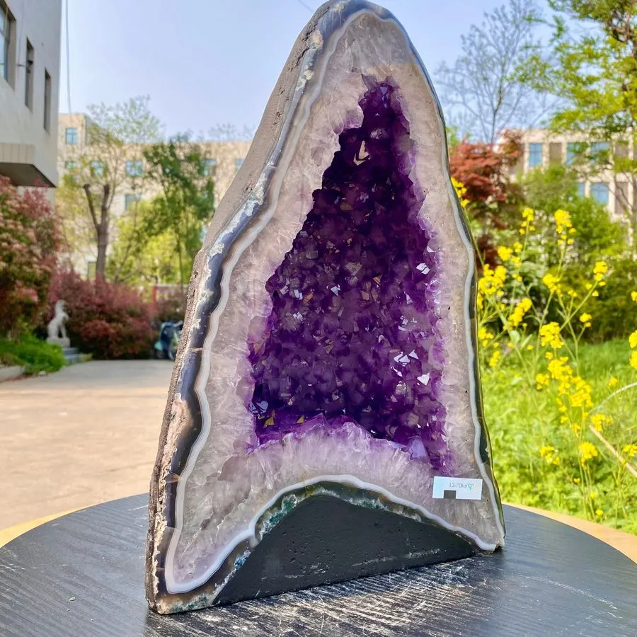 Лабораторный прибор 30.14LB TOP Natural amethyst geode quartz cluster crystal ca
