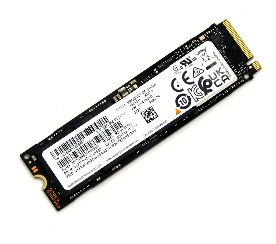 SSD-накопитель Lenovo / Samsung PM9A1 1TB M.2 SSD // SSS0L25197 / 5SS0W79493 // 