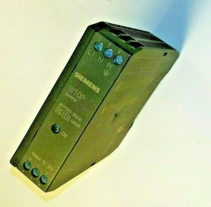 Блок питания 6EP1 331-2BA10 SIEMENS SITOP POWER SUPPLY, 24vDC .5 Amp Output — фото лота 1
