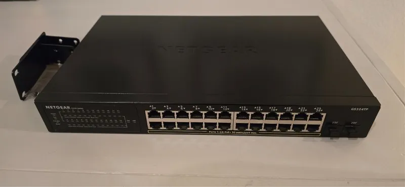Коммутатор Netgear GS324TP S350 Series 24-Ports Smart Managed POE Pro Switch