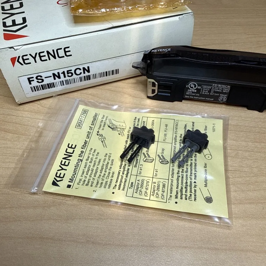 Датчик KEYENCE FS-N15CN Amplifier Fiberoptic Sensor — фото лота 2