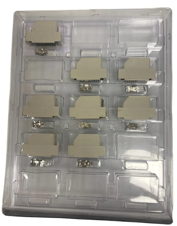 Электронный компонент HARTING 09670370443 D-SUB BACKSHELL 50pin gray Plastic Hoo — фото лота 1