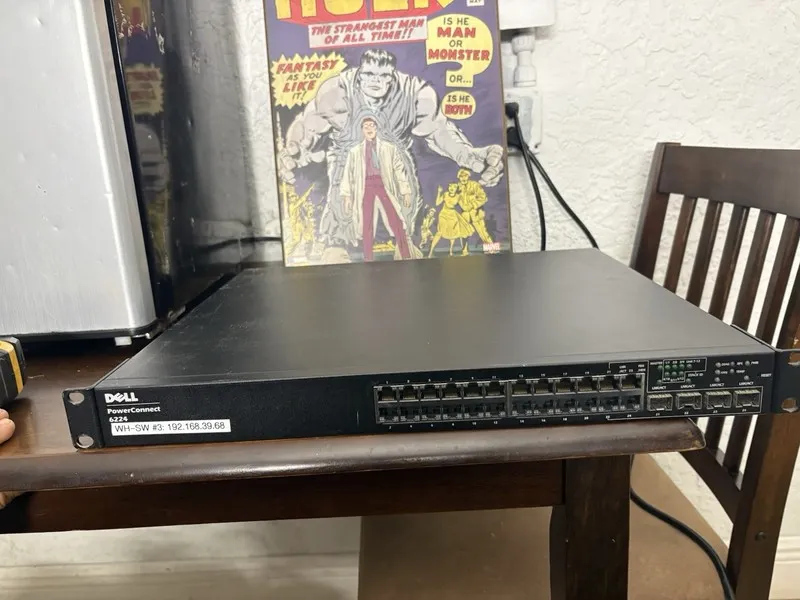 Коммутатор Dell PowerConnect 6224 24-Port Gigabit Managed Switch Rackmount