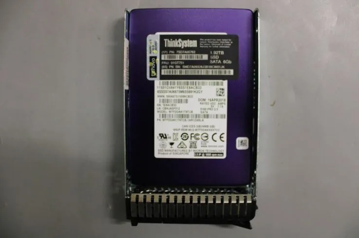 Сервер Lenovo/IBM ThinkSystem 1.92TB 7SD7A05762 01GT751 2.5" SFF SATA 6G Server 