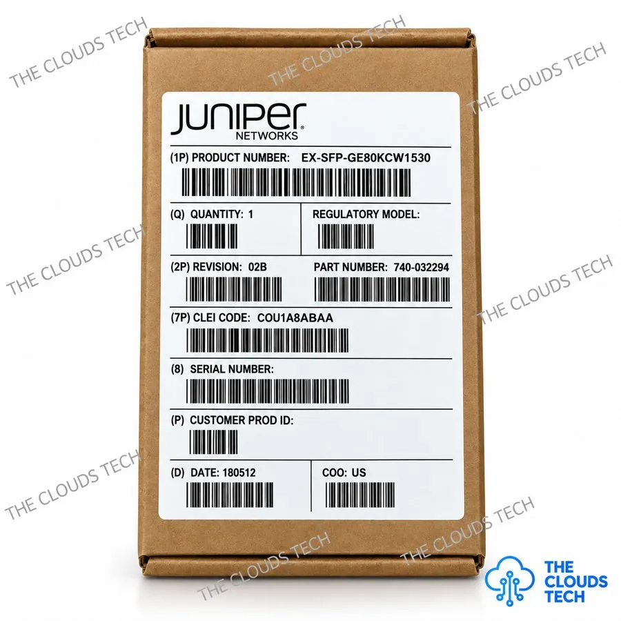 Трансивер Juniper EX-SFP-GE80KCW1530 740-032294 1GE CWDM SFP 1530nm 80km — фото лота 1