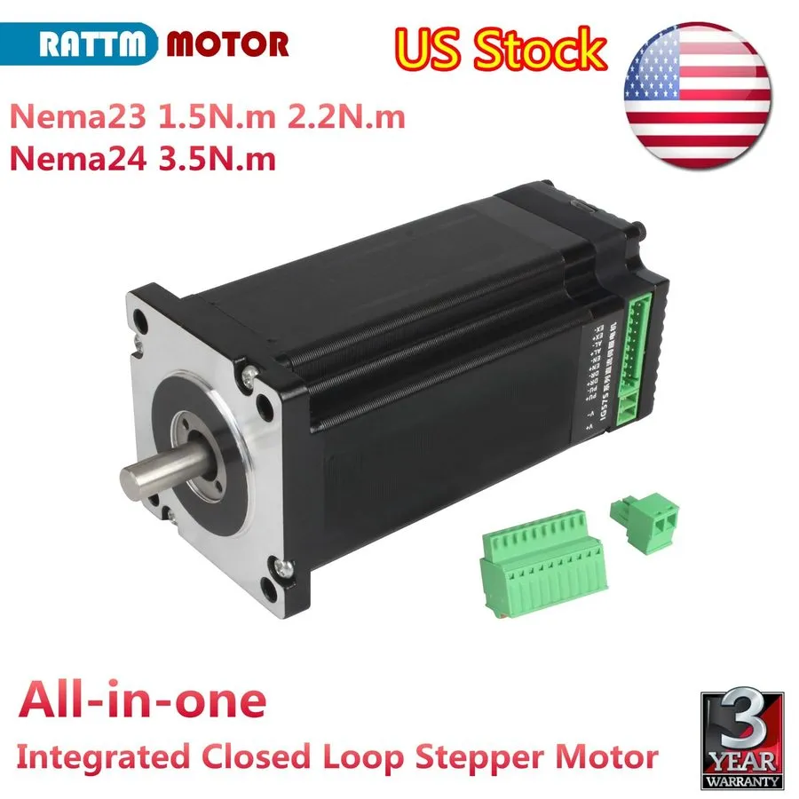 Шаговый двигатель 4.5N.m 8.5N.m 12N.m Integrated Nema34 Closed Loop Stepper Moto