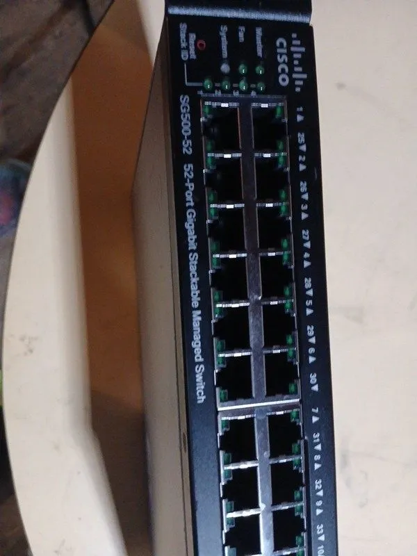Коммутатор Cisco SG500-52 52-Port Gigabit PoE Stackable Managed Switch
