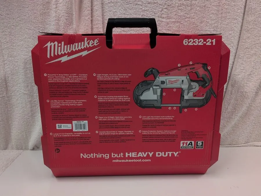 Оборудование ЧПУ Milwaukee 6232-21 120V AC Deep Cut Band Saw Sealed Fast — фото лота 2