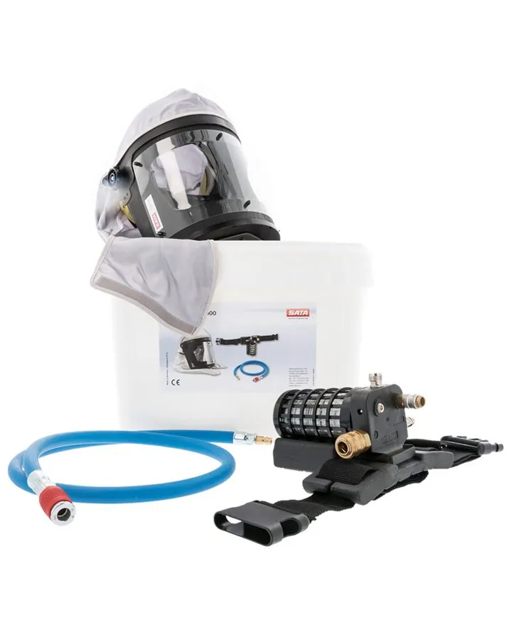 Газоанализатор SATA Vision 2000 Air Respirator Full Face Mask Kit in Storage Box — фото лота 1