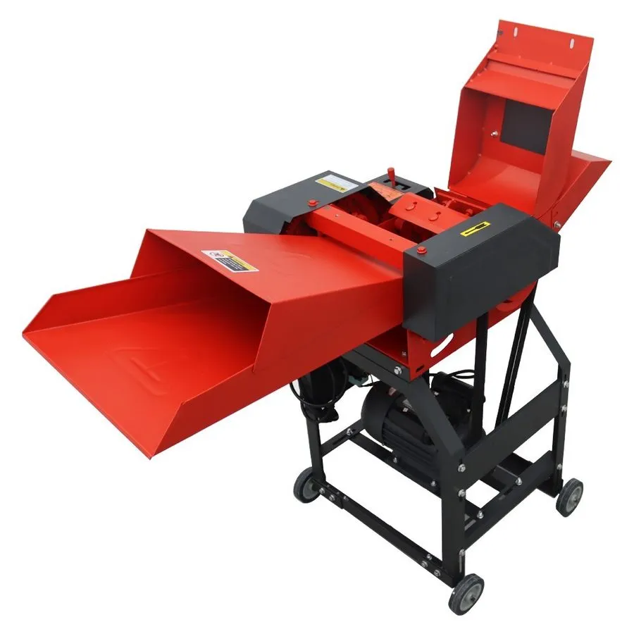 Конвейер 4 Blade Electric Hay Cutter Straw Pulverizer with Conveyor Belt 400-800