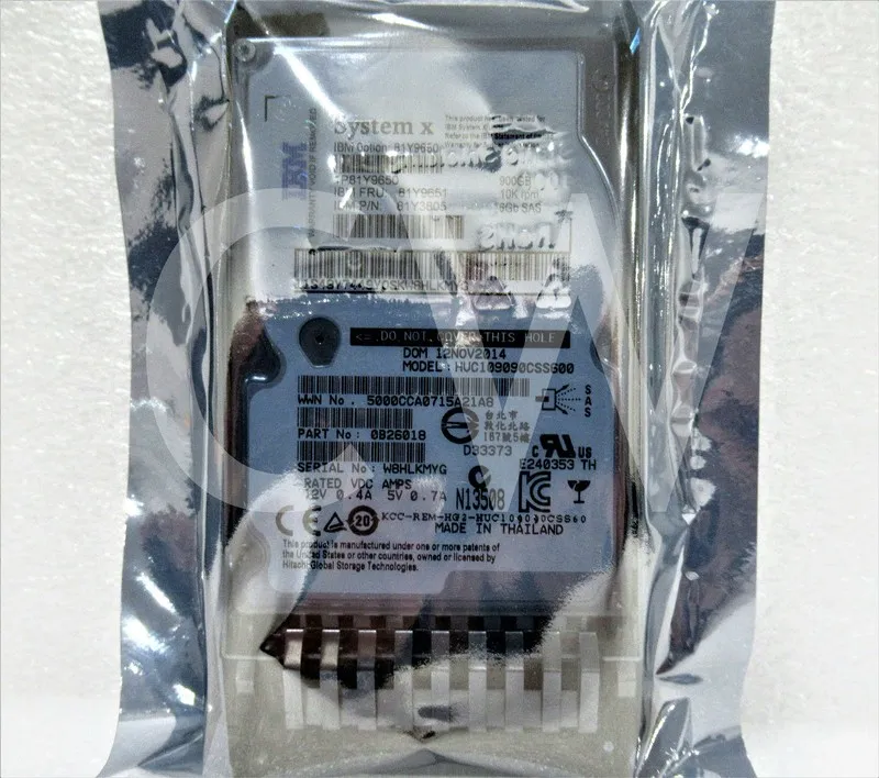 Жёсткий диск IBM 81Y9651 900GB 81Y3805 10K 81Y9650 6Gbps SAS 2.5" SFF HS HDD Har