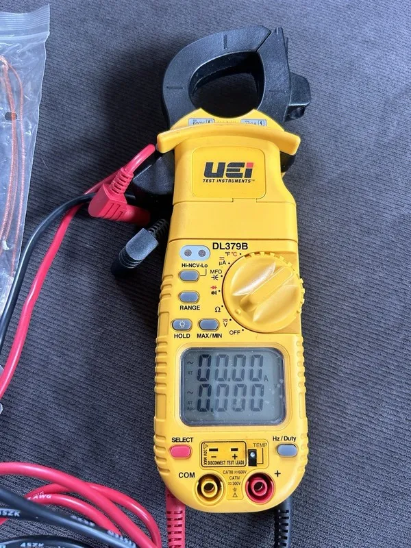 Тестер UEi DL379B Digital HVAC Clamp Meter Yellow