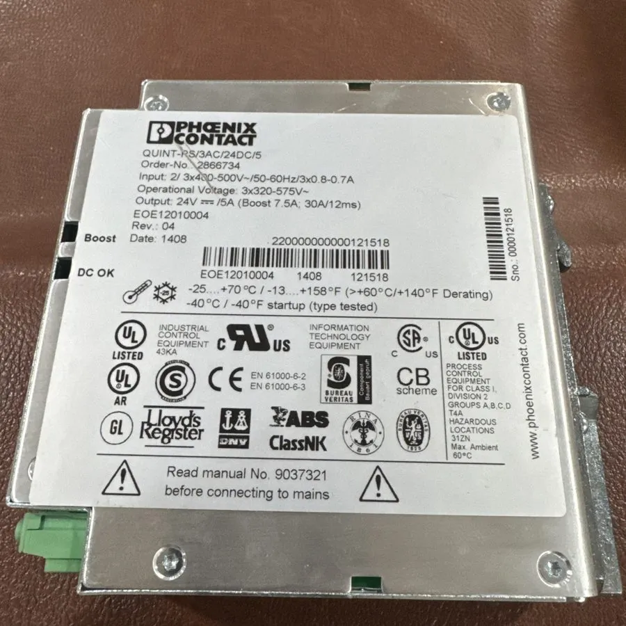 Блок питания Phoenix Contact QUINT-PS/3AC/24DC/5 2866734 power supply