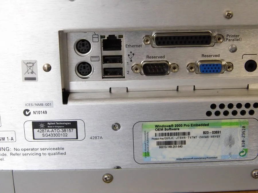 Тестер Agilent 4287A 1MHz 3 GHz RF LCR Meter w/ &lhy — фото лота 4