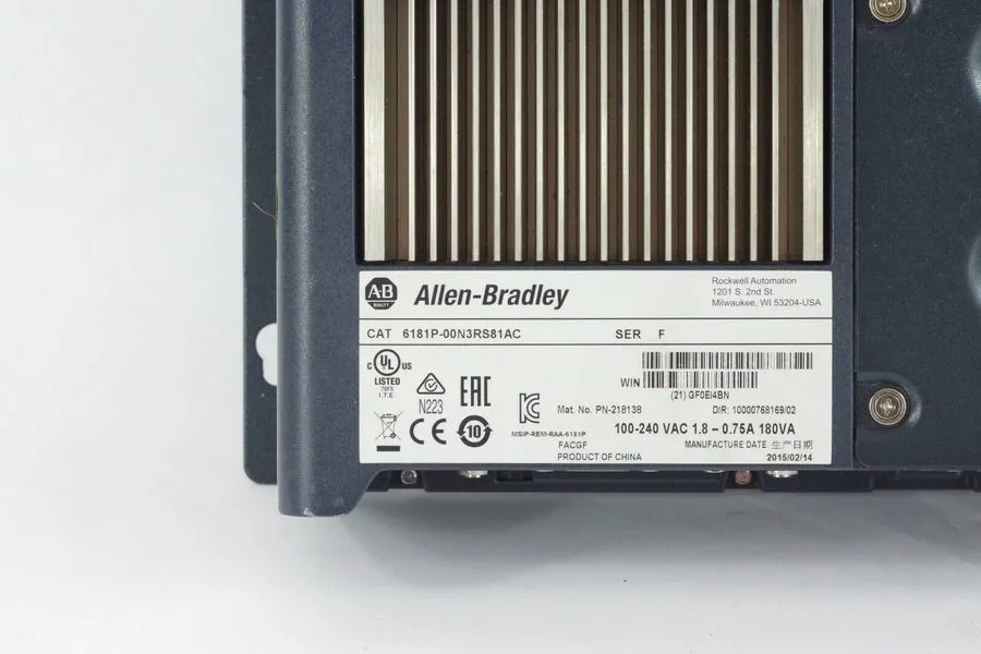 Промышленный компьютер Allen Bradley 6181P-00N3RS81AC Series F Versaview Industr — фото лота 2