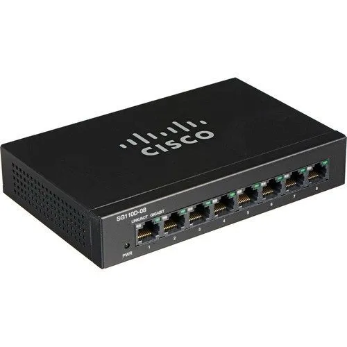 Коммутатор Cisco (SG100D-08) 8-Ports Desktop Ethernet Switch