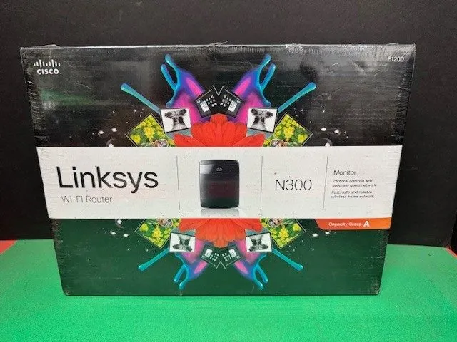 Маршрутизатор Linksys E1200-NP Wireless Router N300 Capacity Group A 4 Port Wi-F