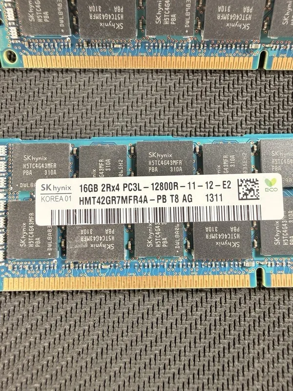 Модуль памяти SK hynix 16GB PC3L-12800R DDR3-1600 ECC RDIMM 2Rx4 HMT42GR7MFR4A-P