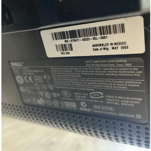 Монитор Dell UltraSharp 1800FP 18 Inch LCD 1280 x 1024 Monitor VGA DVI — фото лота 3
