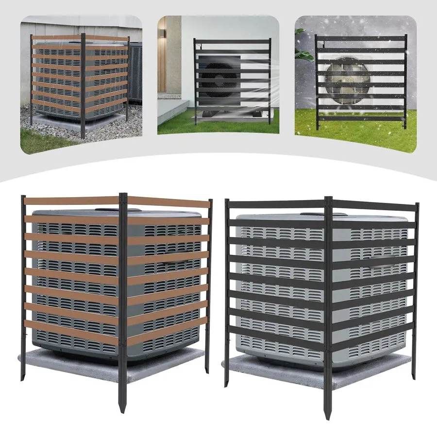 Кондиционер 2-Panel Air Conditioner Fence Outdoor Rectangular Privacy Fence Pane