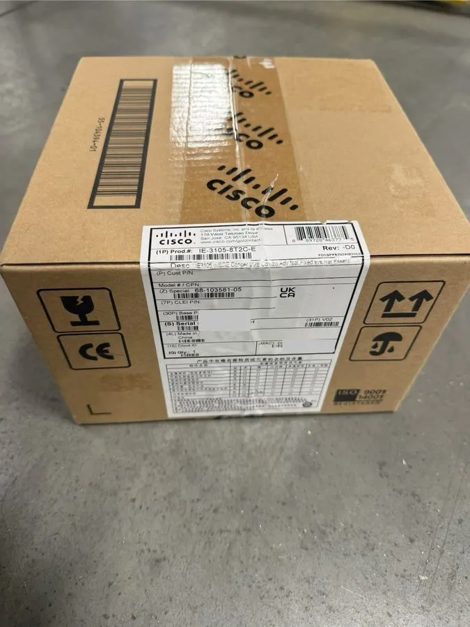 Коммутатор Cisco IE-3105-8T2C-E Switch Managed Network Essentials