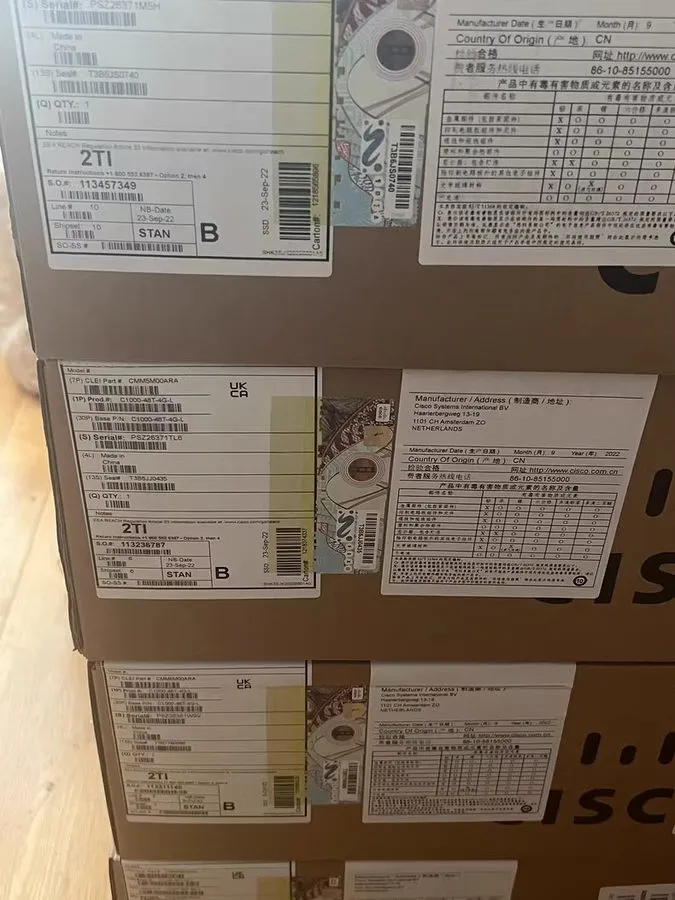 Коммутатор Cisco C1000 C1000-48T-4G-L 48 Port PoE Gigabit Ethernet Switch