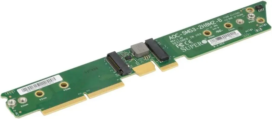 Кабель Supermicro AOC-SMG3-2H8M2-B Add-On Card