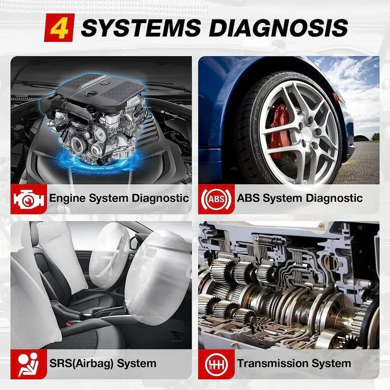 Диагностический сканер LAUNCH X431 CRP123E PLUS Car OBD2 Scanner Code er ALL Sys — фото лота 2