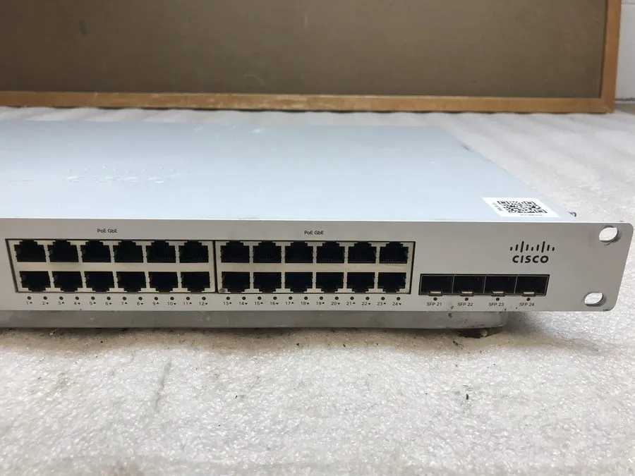 Коммутатор Cisco Meraki MS220-24P 24-Port PoE Gigabit Managed Switch Rackmount G