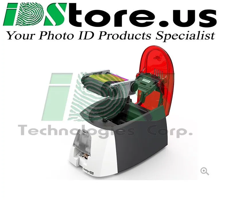 Принтер этикеток Evolis B22U0000RS Badgy200 Card Printer Color 100 Card Feeder — фото лота 2