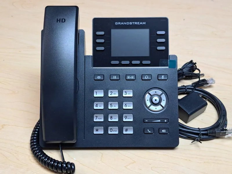 Grandstream GRP2613W 6-Line Carrier-Grade IP Phone Wi-Fi 6, Dual Gigabit Ports