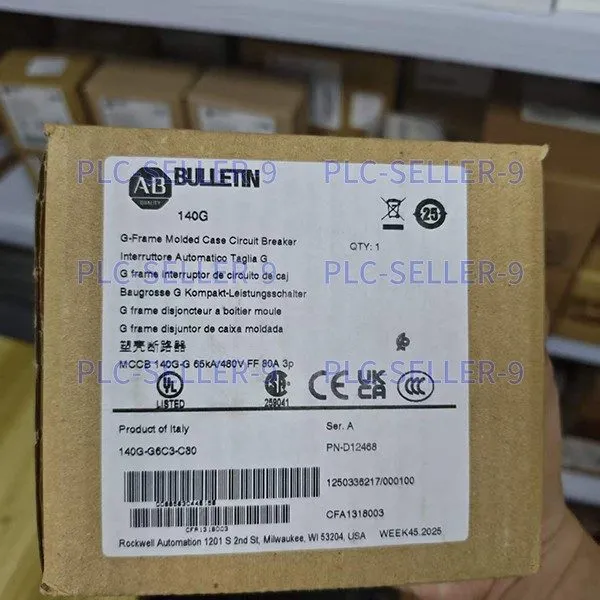 Автоматический выключатель 140G-G6C3-C80 ALLEN BRADLEY Circuit Breaker 80A 3-Pol