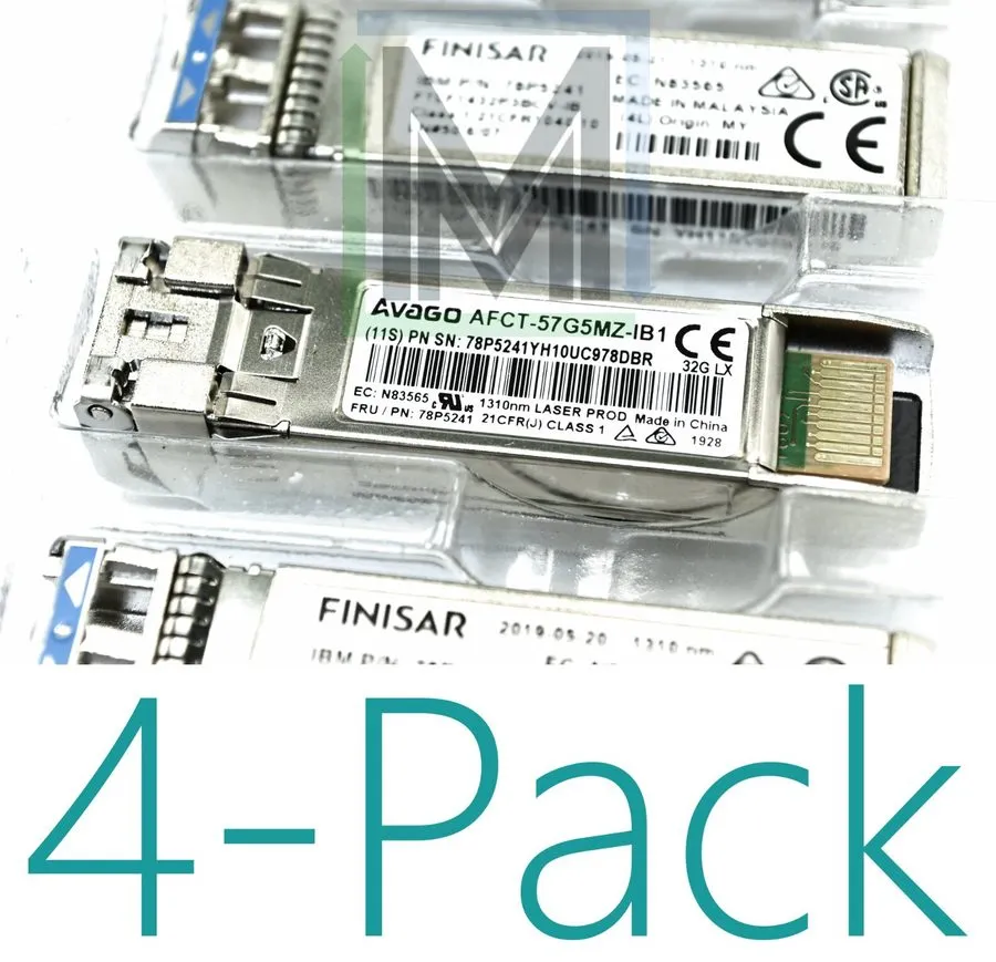 Трансивер IBM 78P5241 FINISAR FTLF1432P3BCV-IB 32G SFP28 SMF 1310nm LC Transceiv
