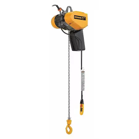 Таль Harrington Eq010sd-10 Electric Chain Hoist, 2, 000 Lb, 10 Ft, Hook Mounted