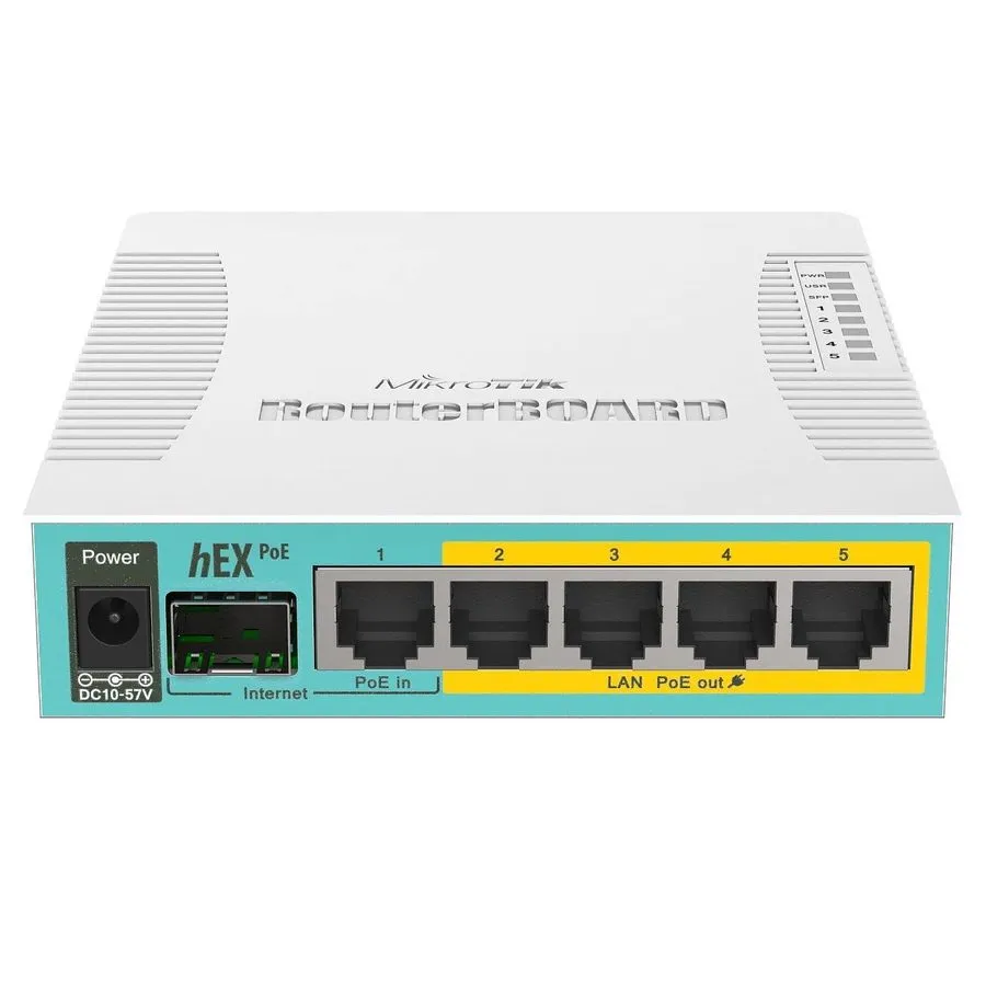 Маршрутизатор MikroTik hEX PoE RB960PGS Router 5-Port Gigabit PoE-Out RouterOS S