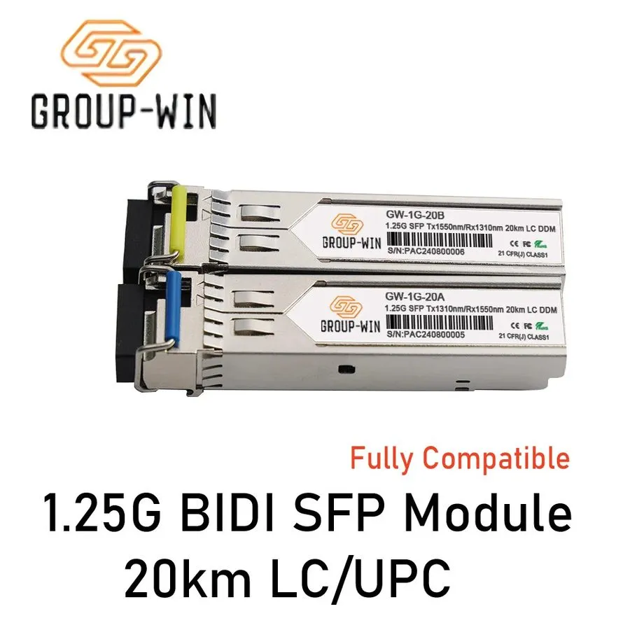 Медиаконвертер 1.25G Media Converter Mini10/100/1000Mbps Fiber Optical Switch 1S